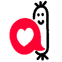 Heart Love Sticker by Volt – Burn More Brightly