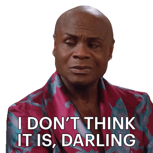 I Dont Think So Nathan Lee Graham Sticker by HULU