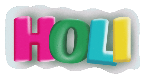 Holi Festival Indian Sticker by Sonamm