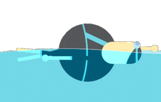 Cystic Fibrosis Swimming Sticker by Beam Feel Good