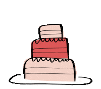 23and9creative wedding cake baker wedding cake Sticker