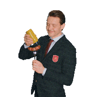 Sausage Eating Sticker by Atria