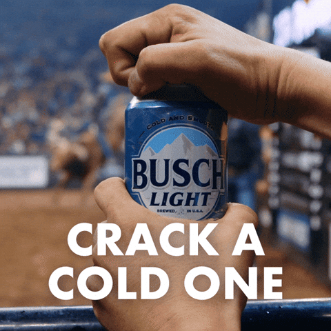 Busch Light Crack A Cold One GIF by Busch Beer