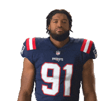 Deatrich Wise Jr Yes Sticker by New England Patriots