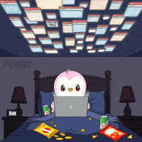 Staring Late Night GIF by Pudgy Penguins