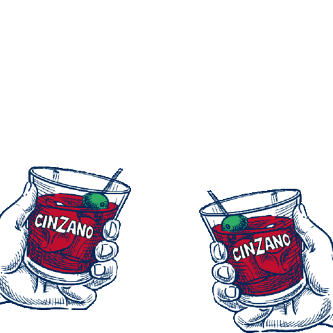 Cheers Drink Up Sticker by Cinzano