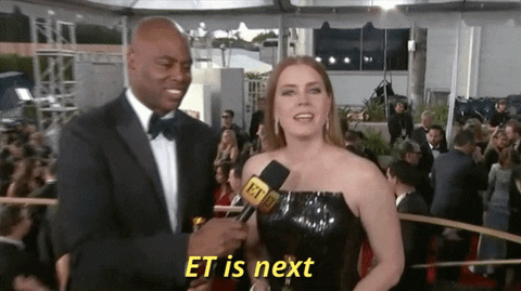 golden globes amy GIF by Entertainment Tonight