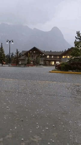 Hailstorm Strikes Southern Alberta