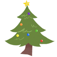 Christmas Tree Gingerbread Sticker by LGBT Center OC