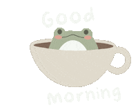 Good Morning Coffee Sticker