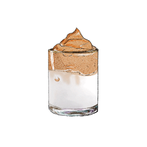 ascreabcn giphyupload coffee cafe dalgona Sticker