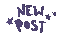 Animation_Wildcard new new post newpost purple Sticker