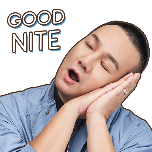 Tired Night Sticker by Wellous