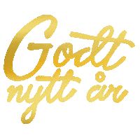 Happy New Year Gold Sticker