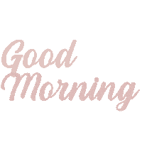 Good Morning Pink Sticker