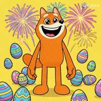 Celebrating Easter Eggs GIF by BONK