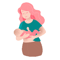 Bijouxlaitmaternel handmade breastfeeding madeinfrance bijoux Sticker
