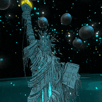 reinbijlsma vr surrealism statue of liberty virtualart GIF
