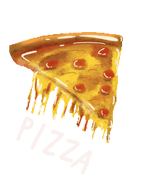 Pizza Time Sticker
