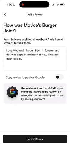 Google Reviews visualization