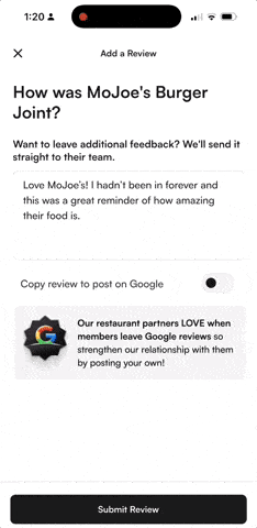 Google Reviews visualization