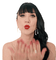 Diva Kiss Sticker by Ingrid Arna