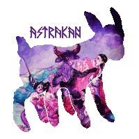 astrakan astrakan lilou amblas amblas Sticker