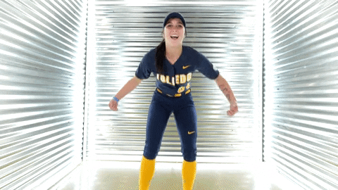 Rocket Softball GIF by Toledo Rockets