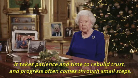 Queen Elizabeth Christmas GIF