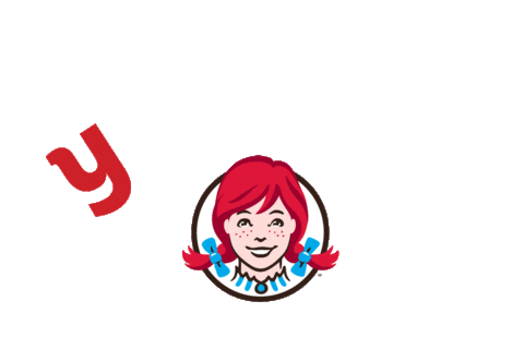 happy animation Sticker by Wendy's