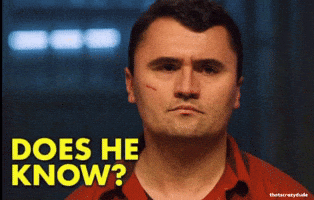 He Knows Charlie Kirk GIF