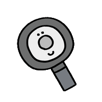 Illustration Search Sticker