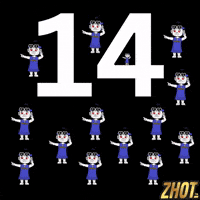 Counting Catorce GIF by Zhotcita