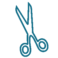 cut scissors Sticker by Balinea