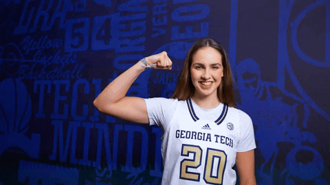 Georgia Tech Basketball GIF by Georgia Tech Yellow Jackets