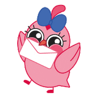 Springring happy cartoon excited friends Sticker