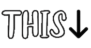Black And White Point Sticker