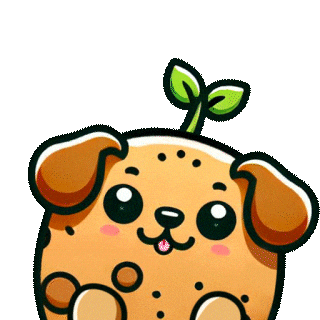 PawtatoFinance giphygifmaker pawtato pawtatogifs pawtatofinance Sticker