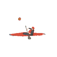 Kayak Kanupolo Sticker by Canoepolo_info