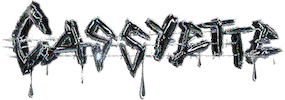 pinkukingdom logo glitter goth glitter graphic Sticker