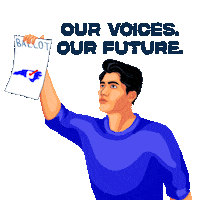 Voting North Carolina Sticker by #GoVote