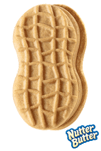 Nutterbutter snack cookie peanut butter nutty Sticker