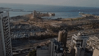 Drone Footage Shows Devastation From Beirut Blast