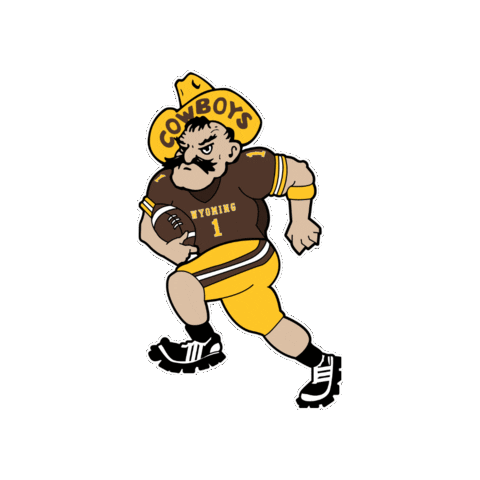 WyomingResidenceLife giphygifmaker cowboys wyoming pokes Sticker