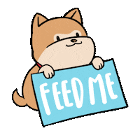 Holding Feed Me Sticker by A is for Ai