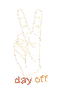 Day Off Sticker