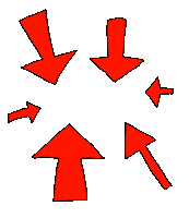 Click Red Arrow Sticker