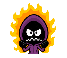 Angry Power Sticker by Naeleck