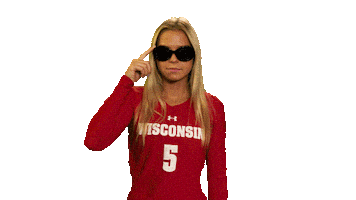 College Sports Sport Sticker by Wisconsin Badgers