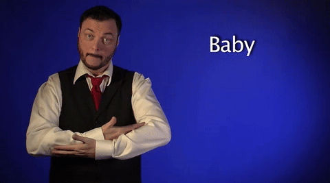 sign language baby GIF by Sign with Robert